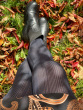 Opaque Rib Tights - Navy