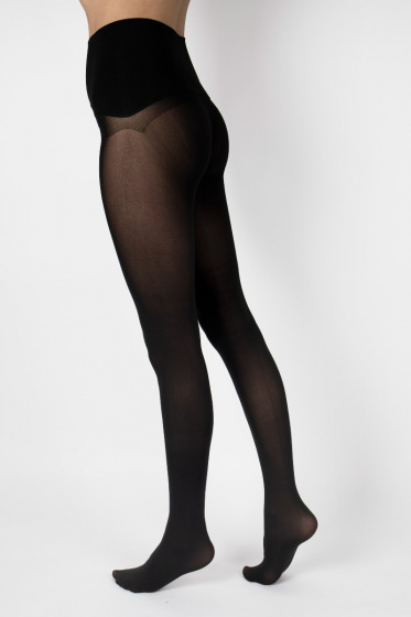 50D Ultimate Seamless Opaque Tights - Black
